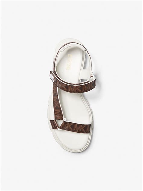 michael kors ridley sandals|Ridley Cotton Canvas Sandal .